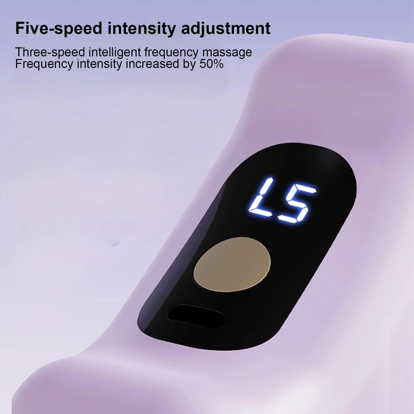 Fascia Massage Ring 5-Speed Deep Tissue Fascia Release Ring Massager Tools Cordless Roller with Belt for Muscle Relaxation Legs