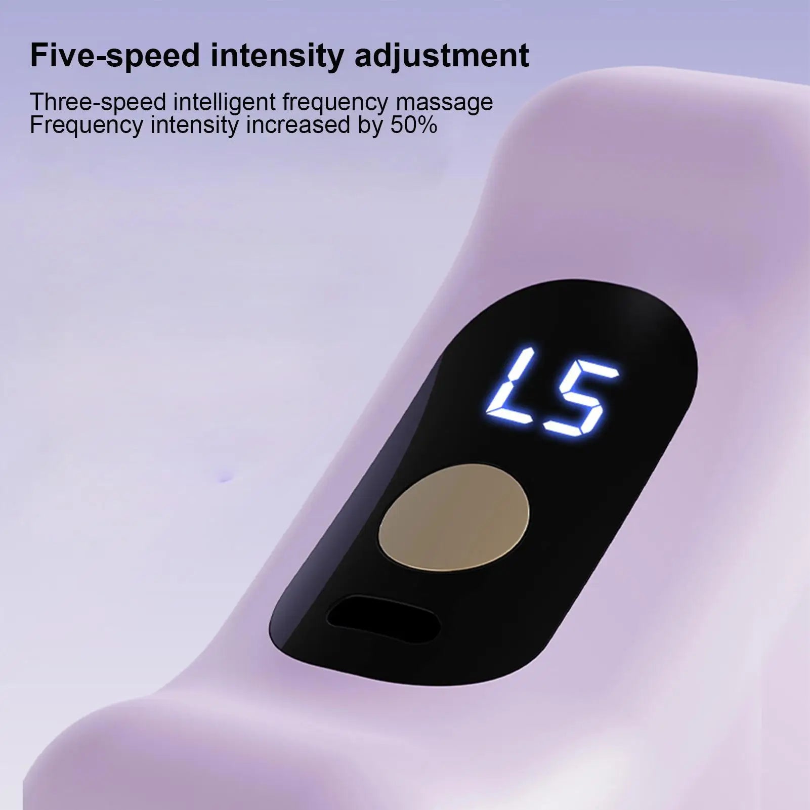 Fascia Massage Ring 5-Speed Deep Tissue Fascia Release Ring Massager Tools Cordless Roller with Belt for Muscle Relaxation Legs
