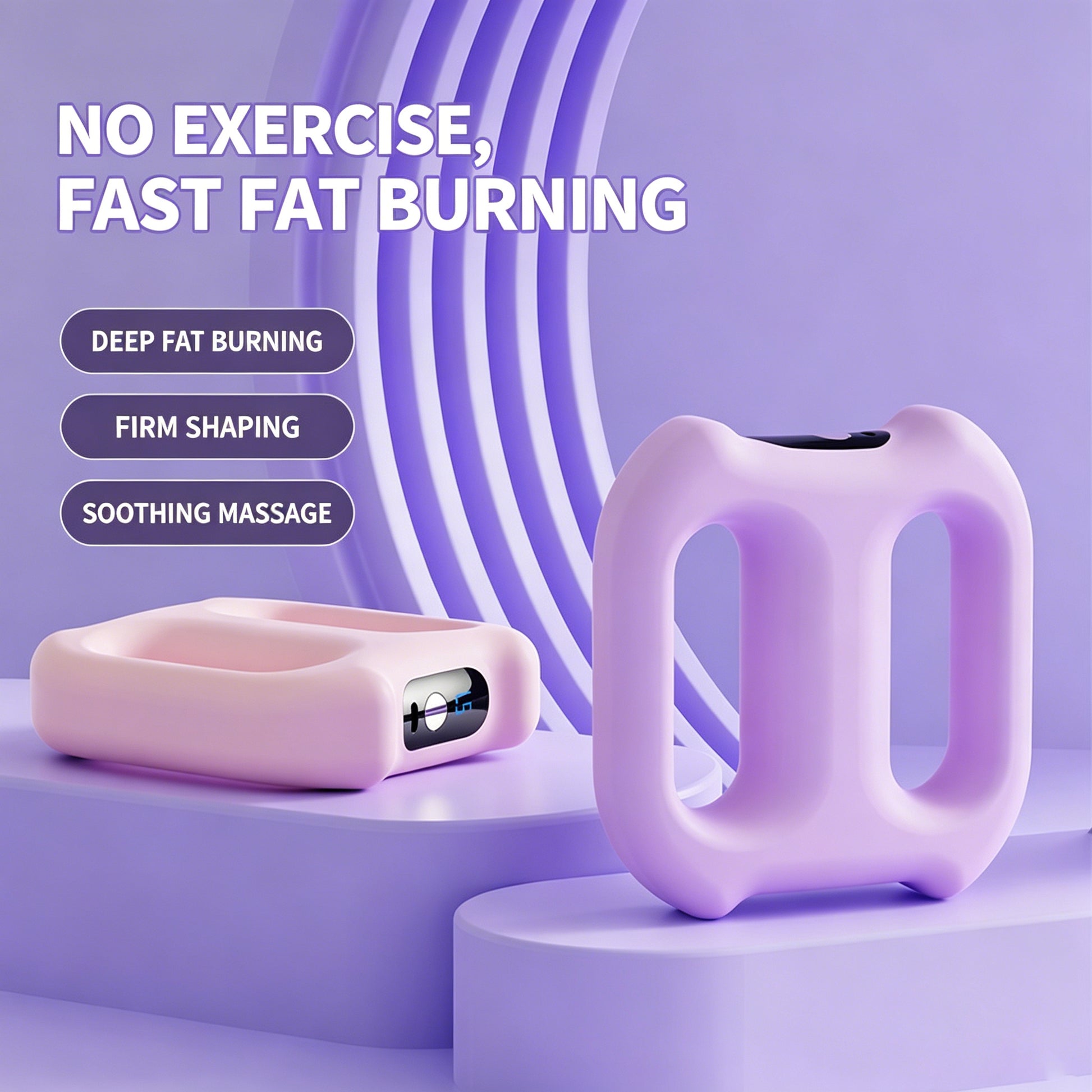Multi-Function Electric Fascia Ring Full-Body Vibration Massager Fitness Shaping Fat-Burning Equipment Deep Tissue Massage