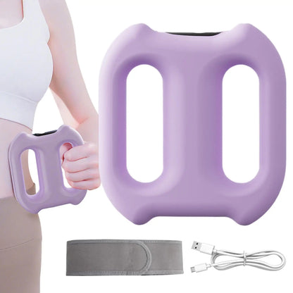 Fascia Massage Ring 5-Speed Deep Tissue Fascia Release Ring Massager Tools Cordless Roller with Belt for Muscle Relaxation Legs