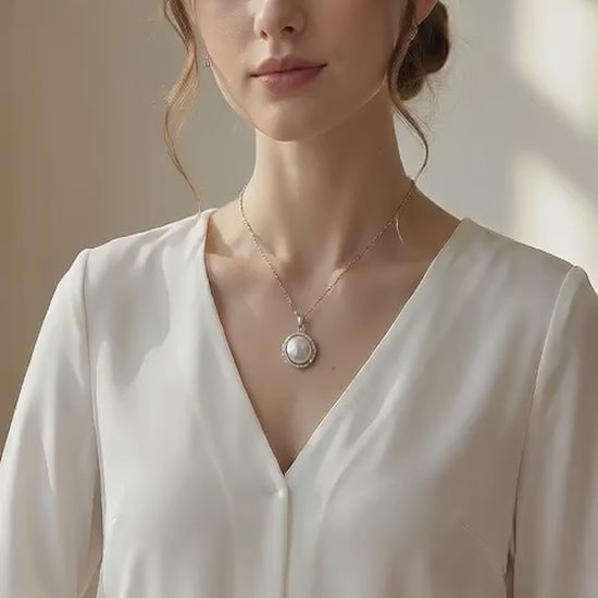 Collana perla sunburst Wessduit video IA
